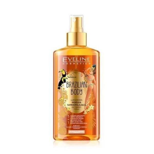 Autobronzant pentru fata si corp, Eveline Cosmetics, Brazilian Body, 150ml