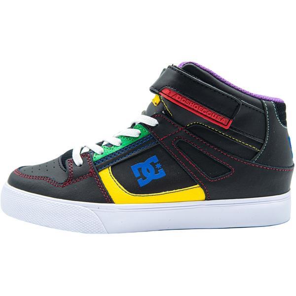 Pantofi sport copii DC Shoes Pure High Elastic Lace High Tops ADBS300324-KMI, 37, Negru