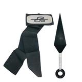 Kit bandana, 1 kunai shinobi, satul Norilor, negru