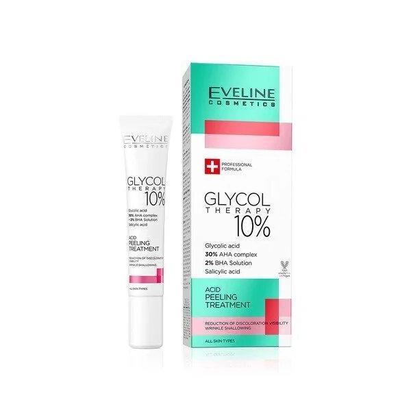 Serum Tratament facial, Eveline Cosmetics Glycol Therapy 10%, 20 ml