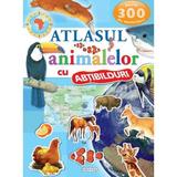 Atlasul animalelor cu abtibilduri, editura Girasol