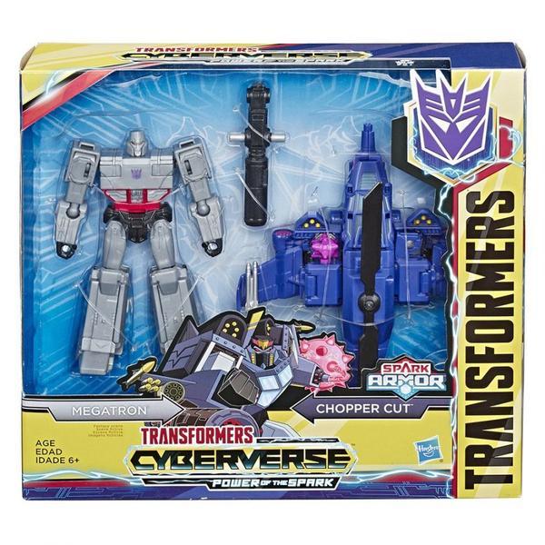 Set 2 figurine Hasbro Transformers Cyberverse Spark Armour Megatron
