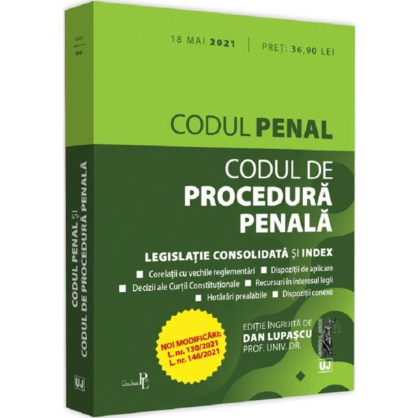 Codul penal si codul de procedura penala Mai 2021 - Dan Lupascu, editura Universul Juridic