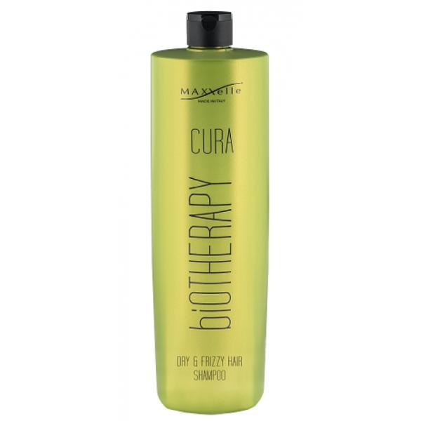 Sampon pentru Par Uscat si Cret - Maxxelle Cura Biotherapy Dry & Frizzy Hair Shampoo, 1000 ml