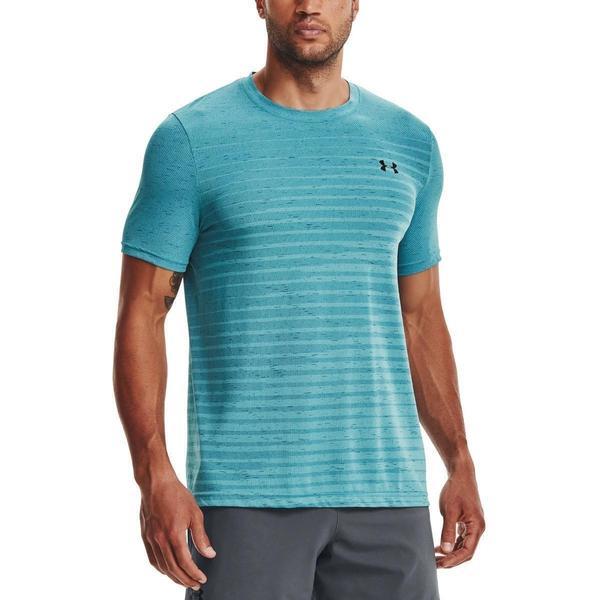 Tricou unisex Under Armour Seamless Fade 1361133-476, M, Albastru