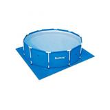 Covor protectie pentru piscina Bestway, Polietilena, Albastru, 396 x 396 cm