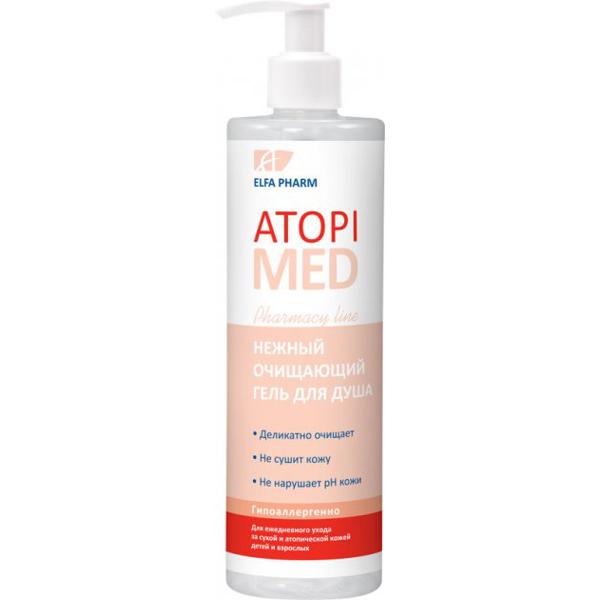 Gel de Dus Purificator pentru Pielea Atopica Atopi Med Elfa Pharm, 400 ml