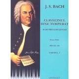 Clavecinul bine temperat pentru pian caietul 1 - J.S. Bach, editura Grafoart