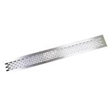 Grila ventilare din aluminiu, finisaj inox, 60x484 mm - Maxdeco