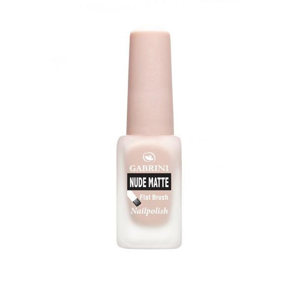 Lac de unghii Gabrini Nude Matte Nailpolish, nuanta 01, 13ml