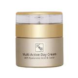 Crema de fata de zi, multi-activa, Health and Beauty Dead Sea, cu Acid Hialuronic si extract de Caviar, fara parabeni, 50 ml, cu filtru UV