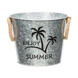 Frapiera metalica tip galeata pentru bauturi design Enjoy Summer