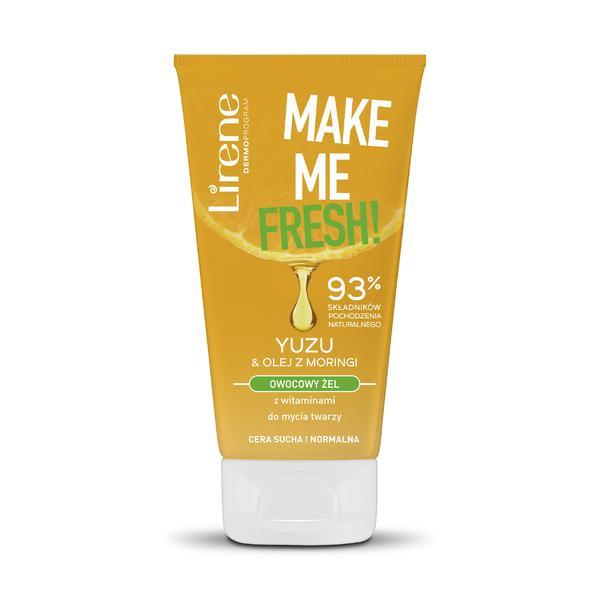 Gel de curatare faciala Make Me Fresh cu vitamine din fructe Yuzu si ulei de moringa, 150ml