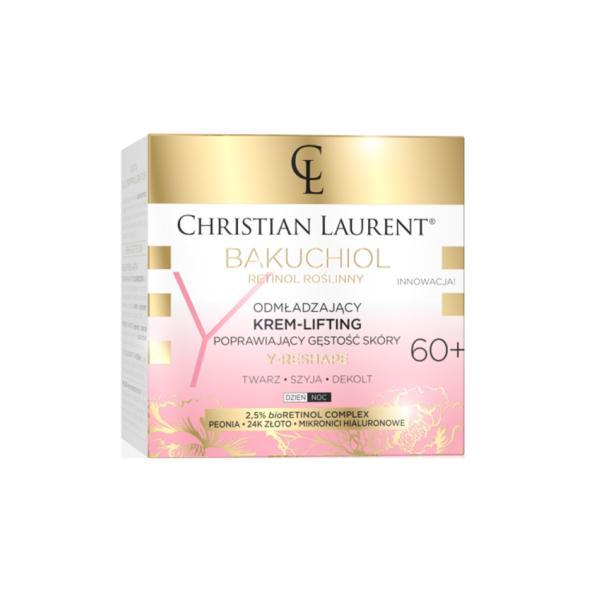 Crema de fata, Christian Laurent, bioBakuchiol Y-Reshape, Rejuverating and Skin Density Improving Cream-Lifting 60+, 50 ml