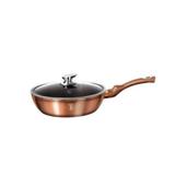 Tigaie cu capac 2.3 Litri, Berlinger Haus, 24 cm, Rose Gold Metallic Line, BH 1517