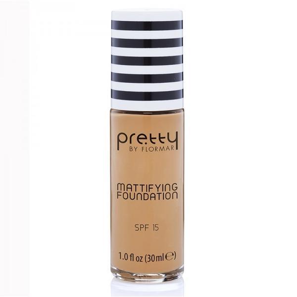 Fond de ten Pretty by Flormar Mattifying 05 Soft Beige, 30ml