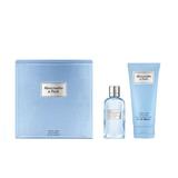  Set cadou Abercrombie & Fitch First Instinct Blue Apa de parfum 50ml + Lotiune de corp 200ml