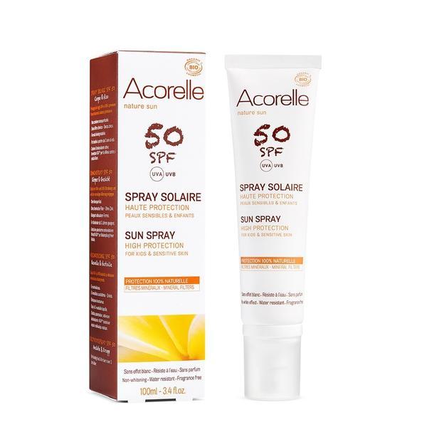 Spray protectie solara Acorelle SPF 50, 100ml