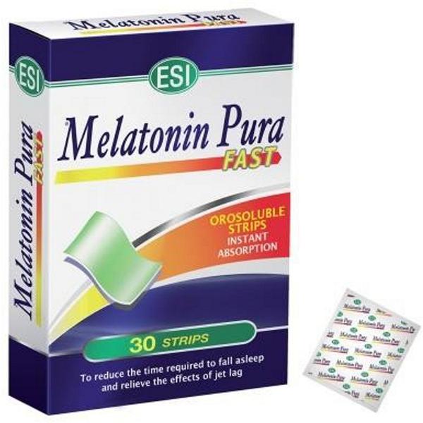 Benzi Melatonina Pura Fast 1 mg ESI, 30 buc