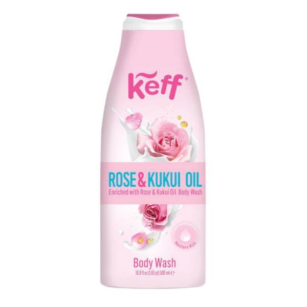 Gel de dus Sano Keff Rose&amp;Kukui Oil, 500ml