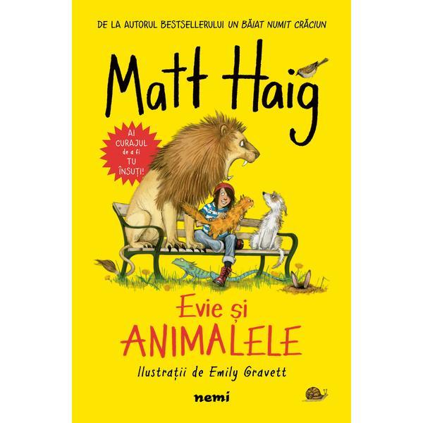 Evie și animalele autor Emily Gravett, editura Nemira