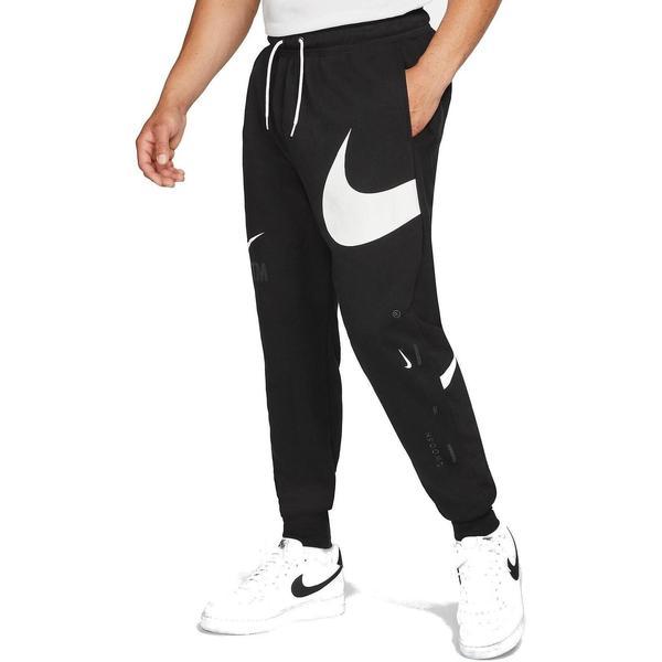 Pantaloni barbati Nike Sportswear Swoosh Semi-Brushed-Back DD6001-010, XXL, Negru