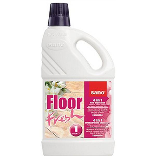 Detergent pentru Pardoseli cu Aroma de Iasomie - Sano Floor Fresh Jasmine, 1000 ml