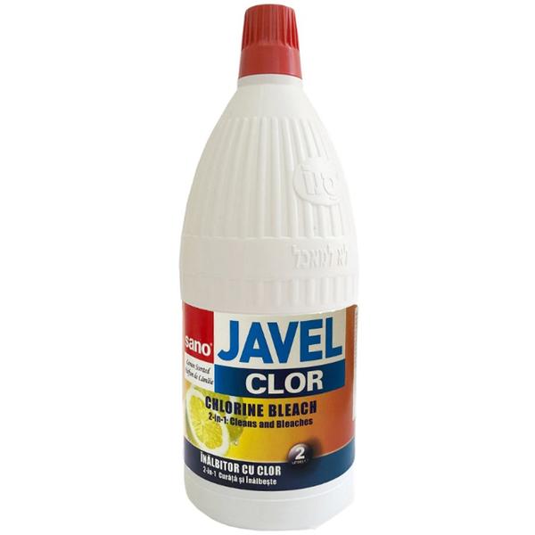 Inalbitor cu Clor cu Aroma de Lamaie - Sano Clor Javel, 2000 ml