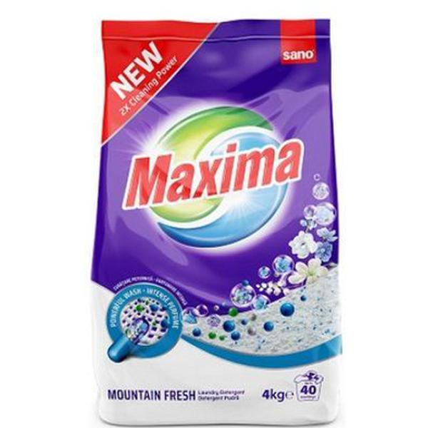 Detergent de Rufe Pudra – Sano Maxima Mountain Fresh Laundry Detergent, 4000 g