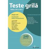 Teste grila. Drept civil si drept procesual civil Ed.7 Vol.1 - Mihail Udroiu, editura Solomon