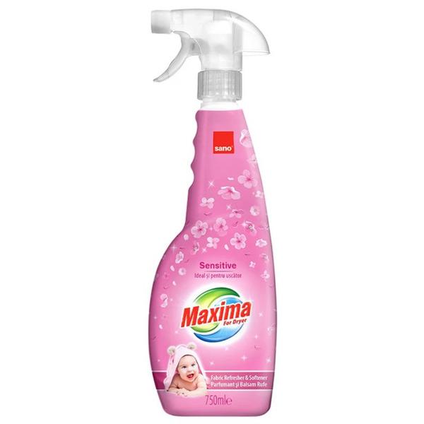 Balsam pentru Rufe Uscate Sensitive - Sano Maxima Dryer Sensitive Fabric Refresher & Softener, 750 ml