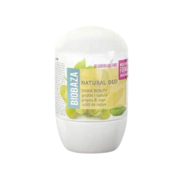 Deodorant cu bicarbonat piele sensibila Divine Beauty (salvie si struguri) Biobaza, 50 ml