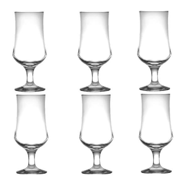 Set 6 pahare pentru cocktail, Sticla, 430 ml