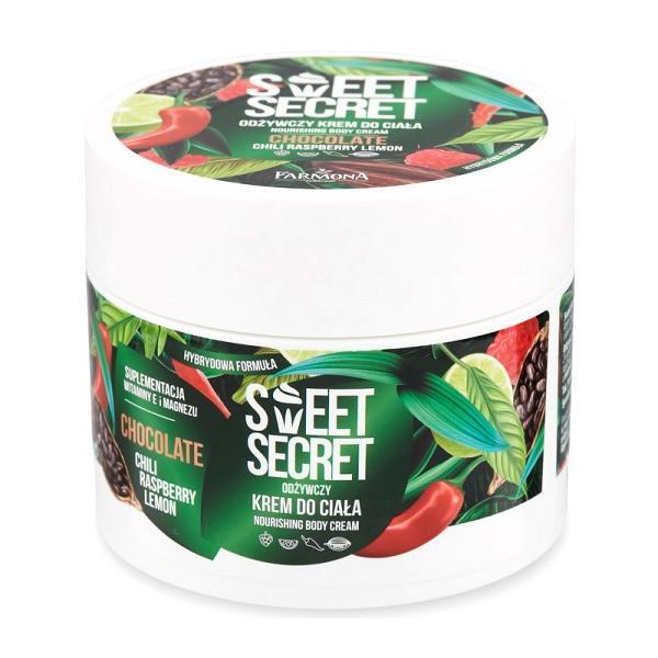 SHORT LIFE - Crema Nutritiva de Corp cu Ciocolata, Zmeura si Lamaie - Farmona Sweet Secret Nourishing Body Cream Chocolate, Raspberry & Lemon, 200ml