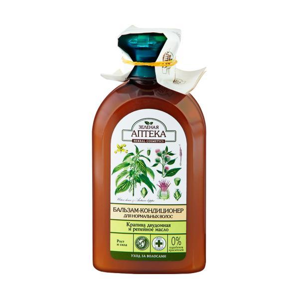 SHORT LIFE - Balsam pentru Par Normal cu Extract de Urzica si Ulei de Brusture Zelenaya Apteka, 300ml