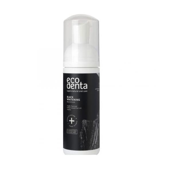 Spuma pentru ingijire orala si albire cu carbune Ecodenta, 150 ml