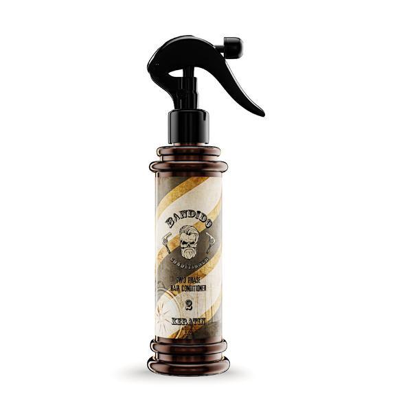 Balsam profesional de par pentru barbati cu Keratina in 2 Faze Bandido 350ml