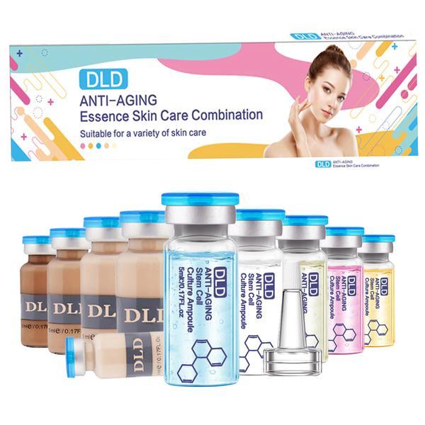 Set 10 fiole tratament facial BB-Glow Meso Serum MakeUp Dermawhite Nutritie si Tonifiere, White BB-Cream Microneedeling Dr.Pen,10x5ml