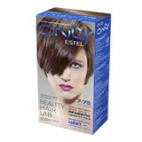 Vopsea-gel permanenta pentru par Estel Only, 7/75 Blond maro-rosum, 115ml