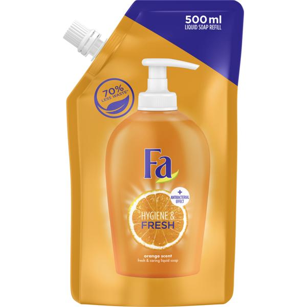 Rezerva Sapun Lichid Hygiene & Fresh Orange Fa, 500 ml