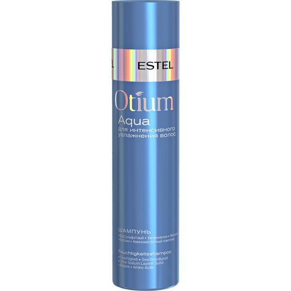 Sampon fara sulfati pentru hidratare intensa a parului ESTEL Otium AQUA, 250 ml