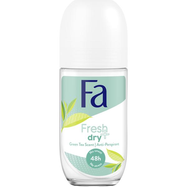 Deodorant Roll-on Antiperspirant - Fa Fresh & Dry Green Tea 48 h, 50 ml