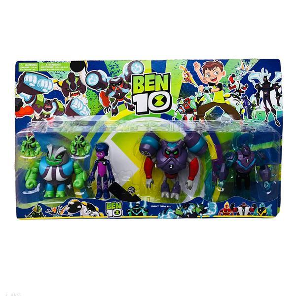 Set de 6 Figurine, 2 accesorii de jucarie Ben 10