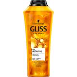 Sampon Nutritiv pentru Par Stresat si Agasat - Schwarzkopf Gliss Hair Repair Oil Nutritive Nourish Shampoo for Strawy and Strained Hair, 400 ml