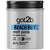 Pasta Texturizanta cu Efect Mat - Schwarzkopf Got2b Beach Boy Matt Paste For Surfer Looks No Stickiness, 100 ml