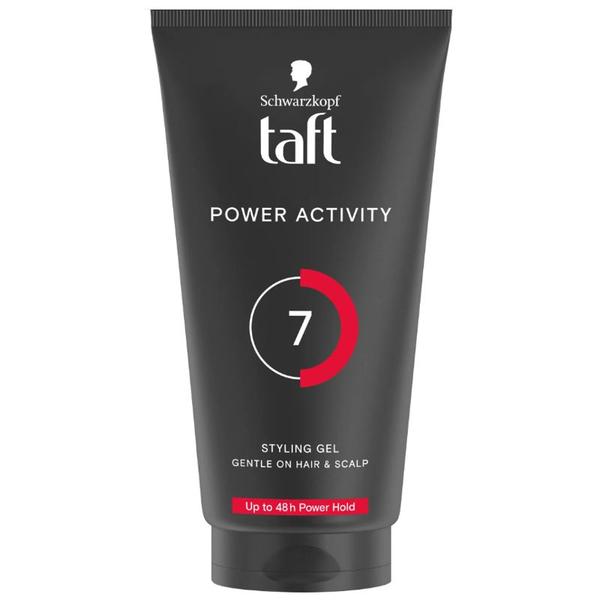 Gel de Par Transparent cu Fixare Puternica - Schwarzkopf Taft Power Activity Styling Gel Up to 48 H Power Hold 7, 150 ml