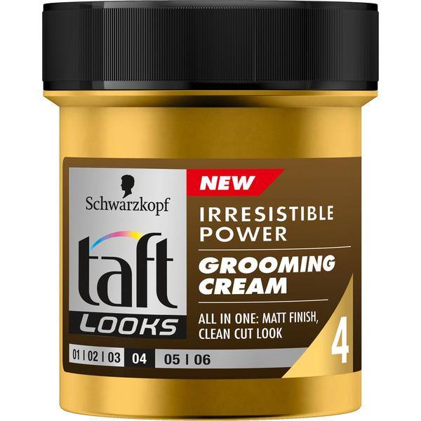 Crema de Ingrijire pentru Par - Schwarzkopf Taft Looks Irresistible Power Grooming Cream All in One: Matt Finish, Clean Cut Look 4, 130 ml