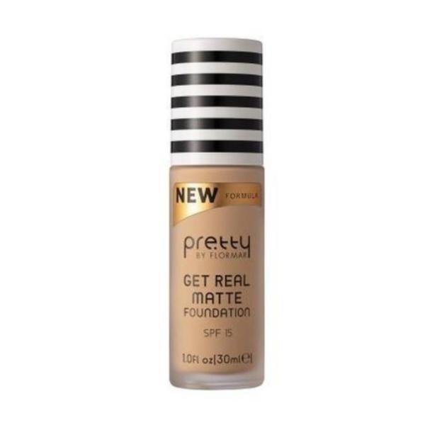 Fond de ten Pretty by Flormar Get Real Matte 04 Ivory, 30 ml