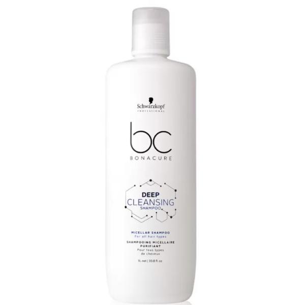Sampon Micelar pentru Toate Tipurile de Par - Schwarzkopf BC Bonacure Deep Cleansing Shampoo Micellar Shampoo for All Hair Types, 1000 ml