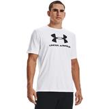 Tricou barbati Under Armour Ua Sportstyle Logo 1329590-100, M, Alb